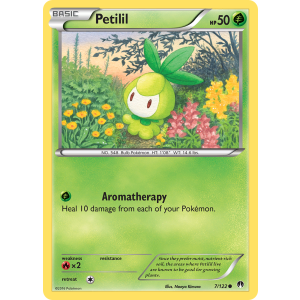 Petilil 7/122 Pokemon TCG XY BREAKpoint