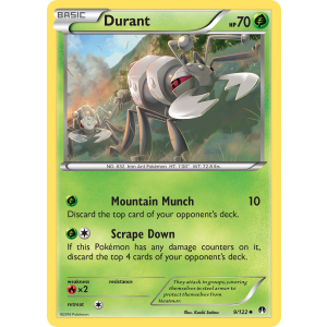 Durant 9/122 Pokemon TCG XY BREAKpoint