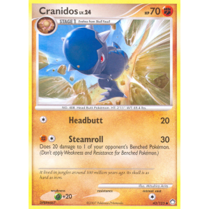 Cranidos 43/123 Pokemon TCG Diamond & Pearl Mysterious Treasures