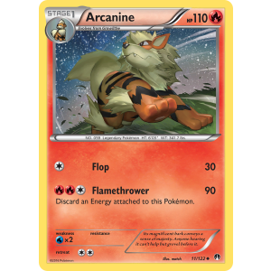 Arcanine 11/122 Pokemon TCG XY BREAKpoint