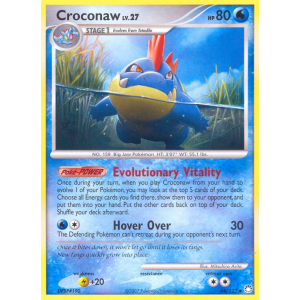 Croconaw 44/123 Pokemon TCG Diamond & Pearl Mysterious Treasures