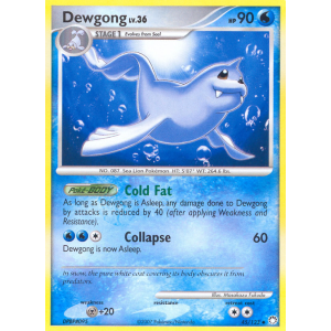 Dewgong 45/123 Pokemon TCG Diamond & Pearl Mysterious Treasures