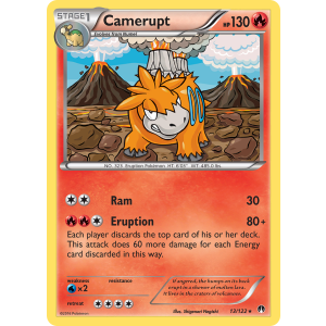 Camerupt 13/122 Pokemon TCG XY BREAKpoint