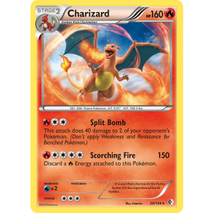 Rare Holo Charizard 20/149 Pokemon TCG Black & White Boundaries Crossed