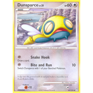 Dunsparce 47/123 Pokemon TCG Diamond & Pearl Mysterious Treasures