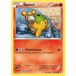 Numel 21/149 Pokemon TCG Black & White Boundaries Crossed