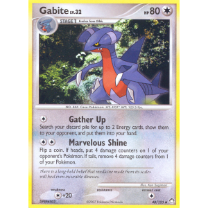 Gabite 48/123 Pokemon TCG Diamond & Pearl Mysterious Treasures