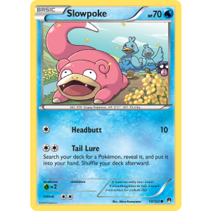 Slowpoke 19/122 Pokemon TCG XY BREAKpoint