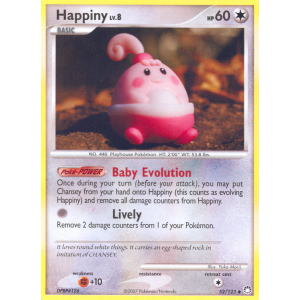 Happiny 52/123 Pokemon TCG Diamond & Pearl Mysterious Treasures