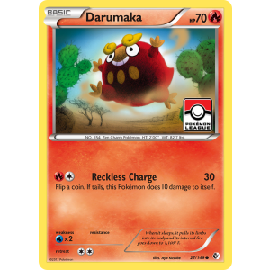 Darumaka 27/149 Pokemon TCG Black & White Boundaries Crossed