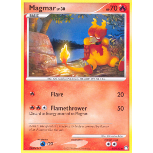 Magmar 54/123 Pokemon TCG Diamond & Pearl Mysterious Treasures