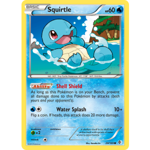 Squirtle 29/149 Pokemon TCG Black & White Boundaries Crossed