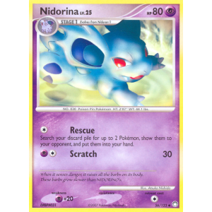 Nidorina 56/123 Pokemon TCG Diamond & Pearl Mysterious Treasures