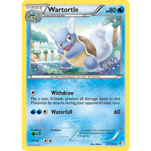 Wartortle 30/149 Pokemon TCG Black & White Boundaries Crossed