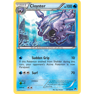 Cloyster 24/122 Pokemon TCG XY BREAKpoint