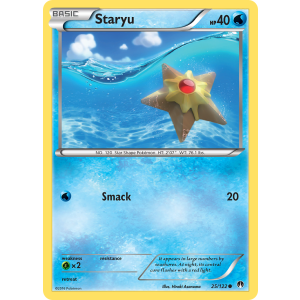 Staryu 25/122 Pokemon TCG XY BREAKpoint