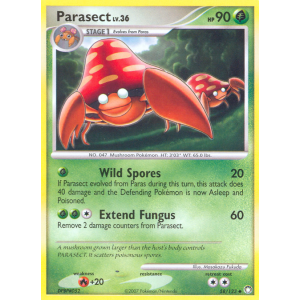 Parasect 58/123 Pokemon TCG Diamond & Pearl Mysterious Treasures