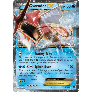 Rare Holo EX Gyarados-EX 26/122 Pokemon TCG XY BREAKpoint