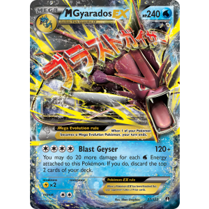 Rare Holo EX M Gyarados-EX 27/122 Pokemon TCG XY BREAKpoint