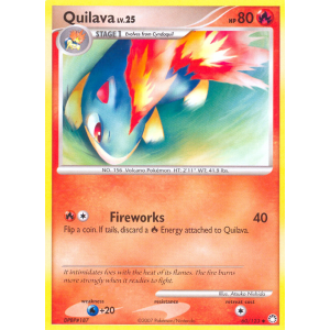 Quilava 60/123 Pokemon TCG Diamond & Pearl Mysterious Treasures