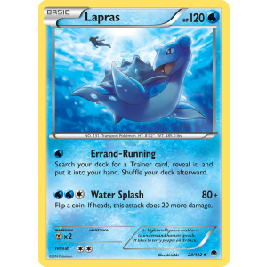 Lapras 28/122 Pokemon TCG XY BREAKpoint