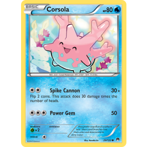 Corsola 29/122 Pokemon TCG XY BREAKpoint