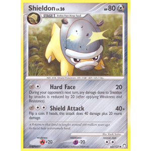 Shieldon 63/123 Pokemon TCG Diamond & Pearl Mysterious Treasures