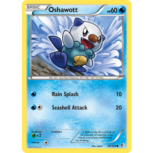 Oshawott 39/149 Pokemon TCG Black & White Boundaries Crossed