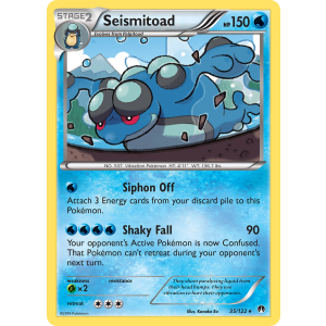 Seismitoad 35/122 Pokemon TCG XY BREAKpoint