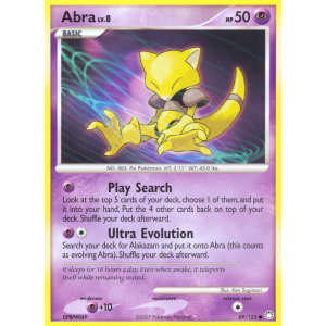 Abra 69/123 Pokemon TCG Diamond & Pearl Mysterious Treasures