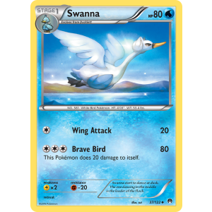 Swanna 37/122 Pokemon TCG XY BREAKpoint