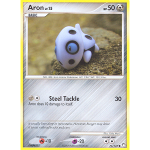 Aron 71/123 Pokemon TCG Diamond & Pearl Mysterious Treasures