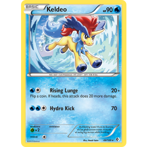 Keldeo 48/149 Pokemon TCG Black & White Boundaries Crossed