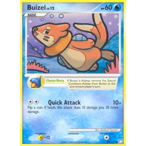 Buizel 75/123 Pokemon TCG Diamond & Pearl Mysterious Treasures