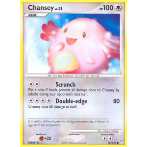 Chansey 76/123 Pokemon TCG Diamond & Pearl Mysterious Treasures