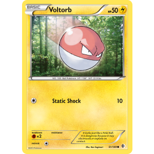 Voltorb 51/149 Pokemon TCG Black & White Boundaries Crossed