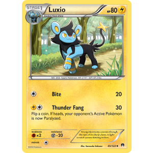 Luxio 45/122 Pokemon TCG XY BREAKpoint