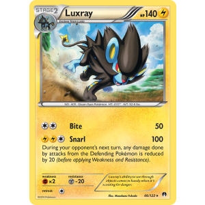 Luxray 46/122 Pokemon TCG XY BREAKpoint