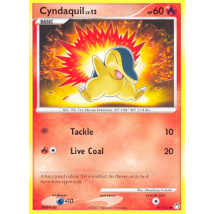 Cyndaquil 79/123 Pokemon TCG Diamond & Pearl Mysterious Treasures