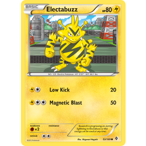 Electabuzz 53/149 Pokemon TCG Black & White Boundaries Crossed