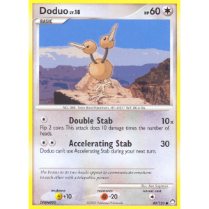 Doduo 80/123 Pokemon TCG Diamond & Pearl Mysterious Treasures