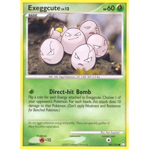 Exeggcute 82/123 Pokemon TCG Diamond & Pearl Mysterious Treasures