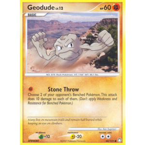 Geodude 84/123 Pokemon TCG Diamond & Pearl Mysterious Treasures