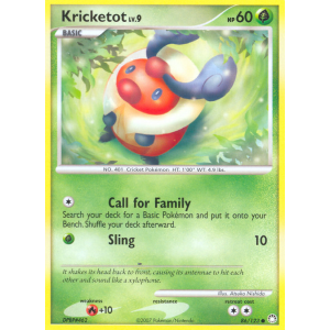 Kricketot 86/123 Pokemon TCG Diamond & Pearl Mysterious Treasures