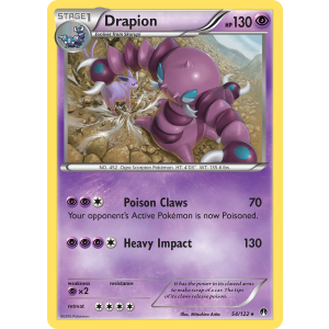 Drapion 54/122 Pokemon TCG XY BREAKpoint