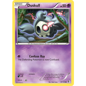 Duskull 61/149 Pokemon TCG Black & White Boundaries Crossed