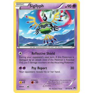 Sigilyph 55/122 Pokemon TCG XY BREAKpoint