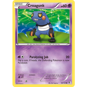 Croagunk 64/149 Pokemon TCG Black & White Boundaries Crossed