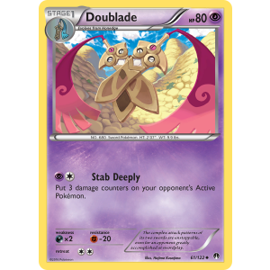 Doublade 61/122 Pokemon TCG XY BREAKpoint