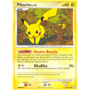 Pikachu 94/123 Pokemon TCG Diamond & Pearl Mysterious Treasures